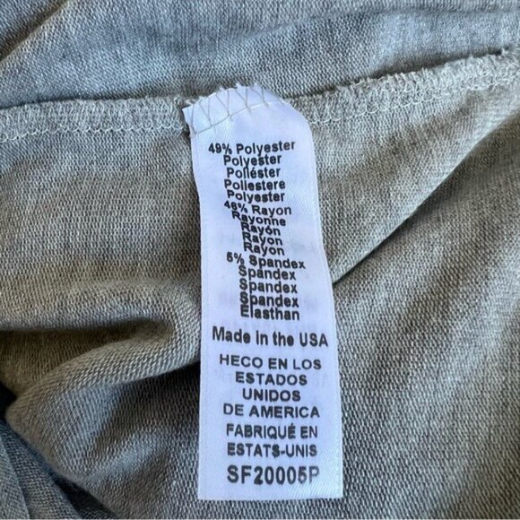 Michael Stars Cowl Neck Top with Thumbholes - LP - Picture 8 of 8